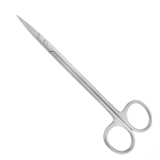 Kelly Scissors, Sharp/Sharp, 6 1/4" (15.9 Cm), Angled On Side